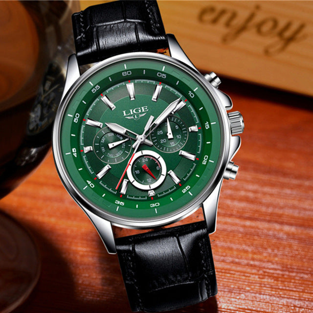 Very Elegant style Mens Watch, with a touch of uniqueness upon your wrist! 50% off!