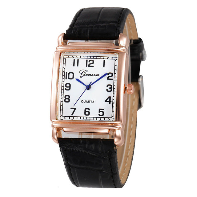 Women's Leather Quartz Wrist Watch