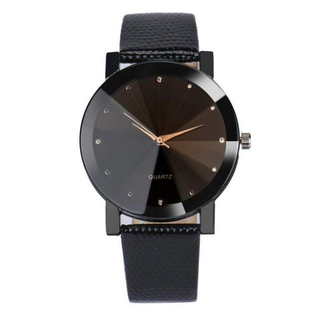 Premium Leather Quartz Fashionable Watch. Impress your friends with this luxury unique Watch!
